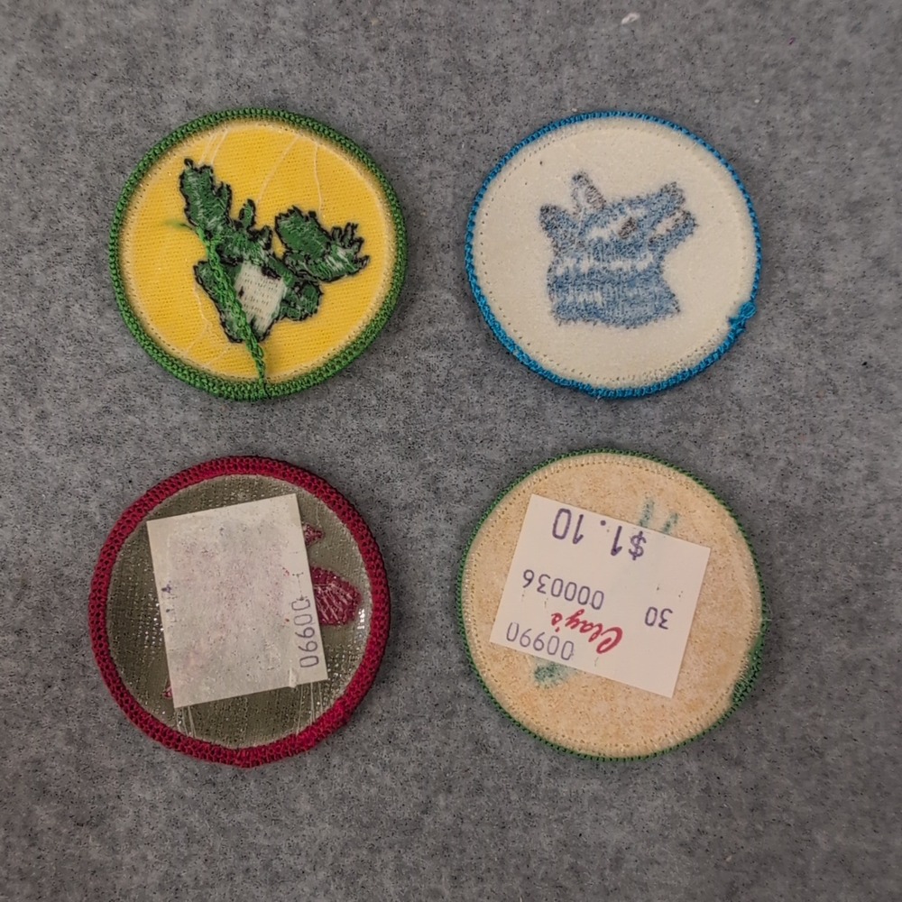 Vintage 1970s Boy Scout Merit Badges Lot of 4 – Animal Related Patches BSA - Picture 2 of 3